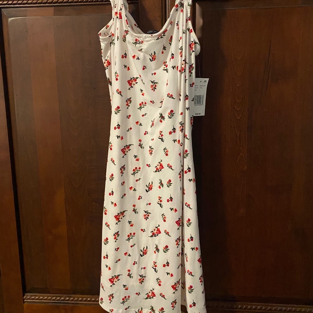 NWT Pretty floral mm mm mm dress Lg